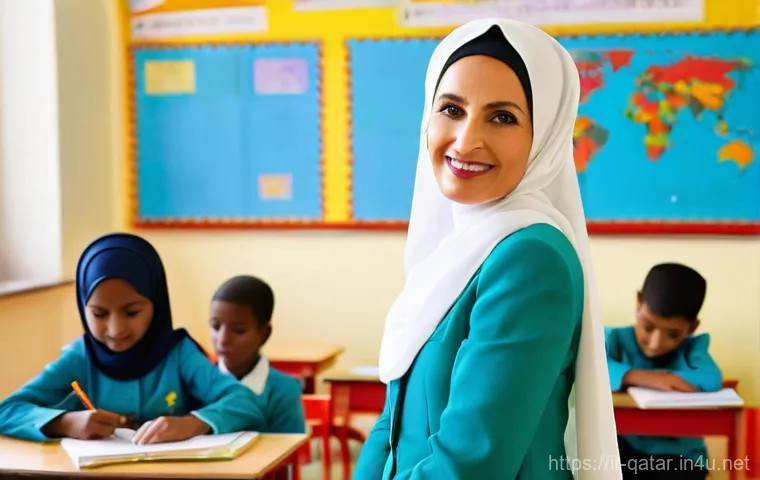 셰이크 모자 빈트 나세르 - **Prompt:** A vibrant, photo-realistic image showcasing Sheikha Moza bint Nasser's dedication to edu...