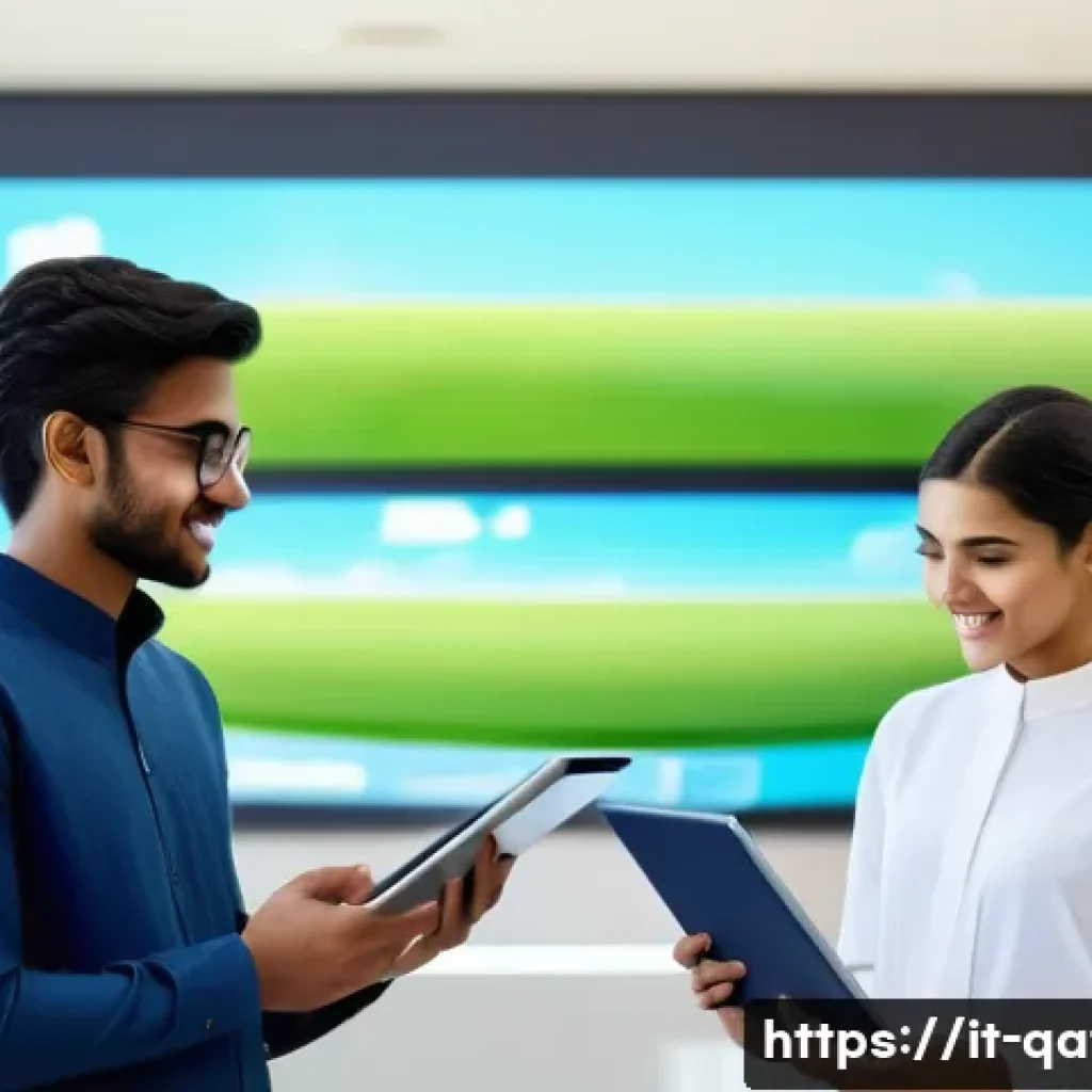 카타르와 쿠웨이트 경제 비교 - **Prompt:** A vibrant, ultra-modern campus scene, inspired by Qatar's Education City. Diverse young ...